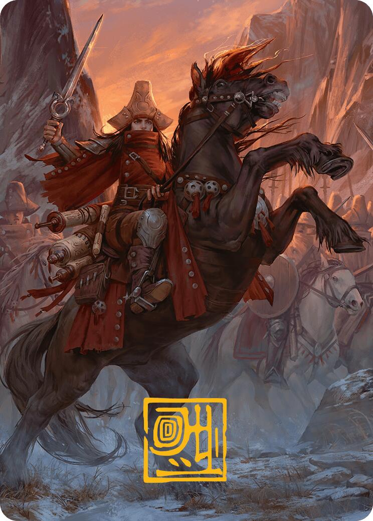 Zealous Conscripts (Gold-Stamped Signature) [Innistrad Remastered Art Series] | Good Games Modbury