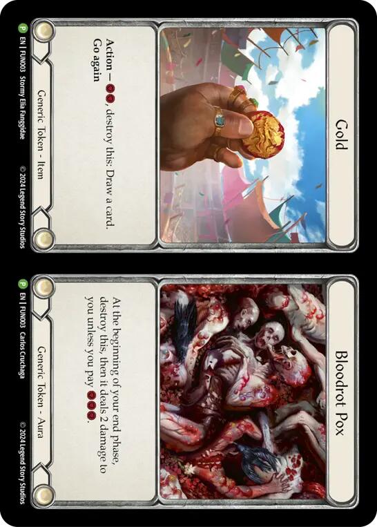 Cracker Bauble // Gold and Bloodrot Pox [LGS360-FUN003] (Promo) | Good Games Modbury