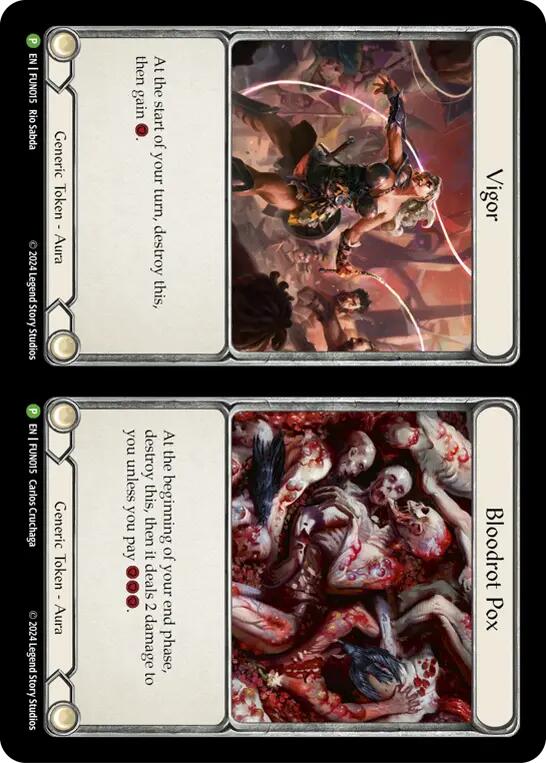 Cracker Bauble // Vigor and Bloodrot Pox [LGS360-FUN015] (Promo) | Good Games Modbury