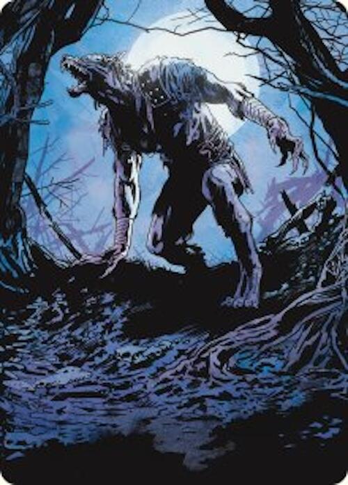 Krallenhorde Howler Art Card [Innistrad Remastered Art Series] | Good Games Modbury