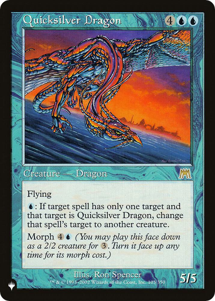Quicksilver Dragon ONS-103/5075 (The List Reprints)  | Good Games Modbury