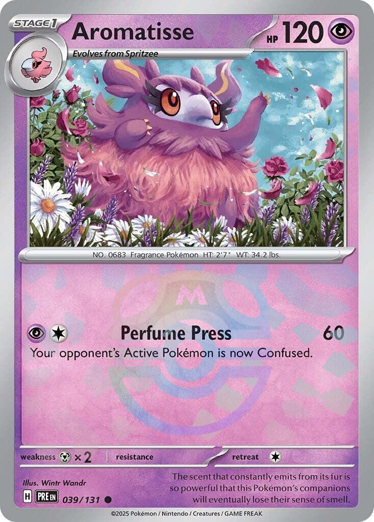 Aromatisse (039/131) (Master Ball Pattern) [Scarlet & Violet: Prismatic Evolutions] | Good Games Modbury