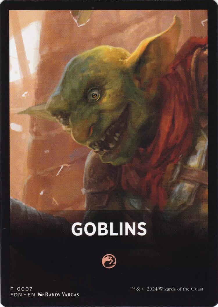 Goblins Theme Card [Foundations Tokens] | Good Games Modbury