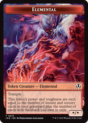 Elemental // Human (0014) Double-Sided Token [Innistrad Remastered Tokens] | Good Games Modbury