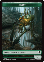 Insect // Spider Double-Sided Token [Innistrad Remastered Tokens] | Good Games Modbury