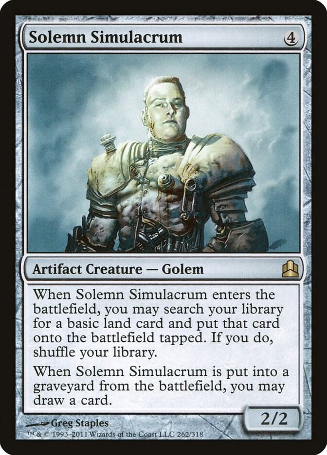 Solemn Simulacrum 262/318 (Commander)  | Good Games Modbury