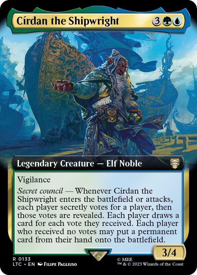 Círdan the Shipwright 133 (Commander: The Lord of the Rings: Tales of Middle-earth)  - Extended Art | Good Games Modbury