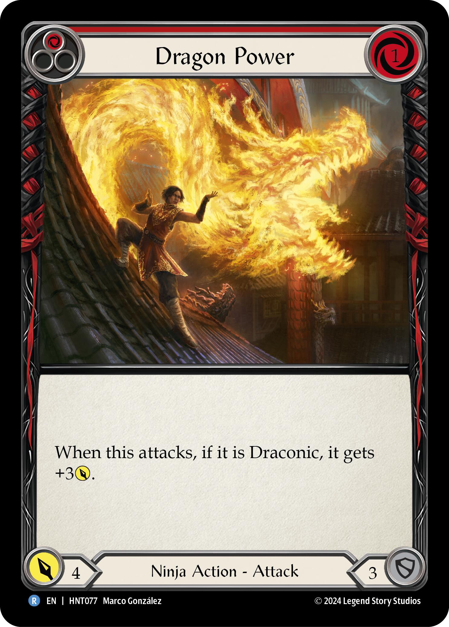 Dragon Power (Red) [HNT077] (The Hunted) | Good Games Modbury
