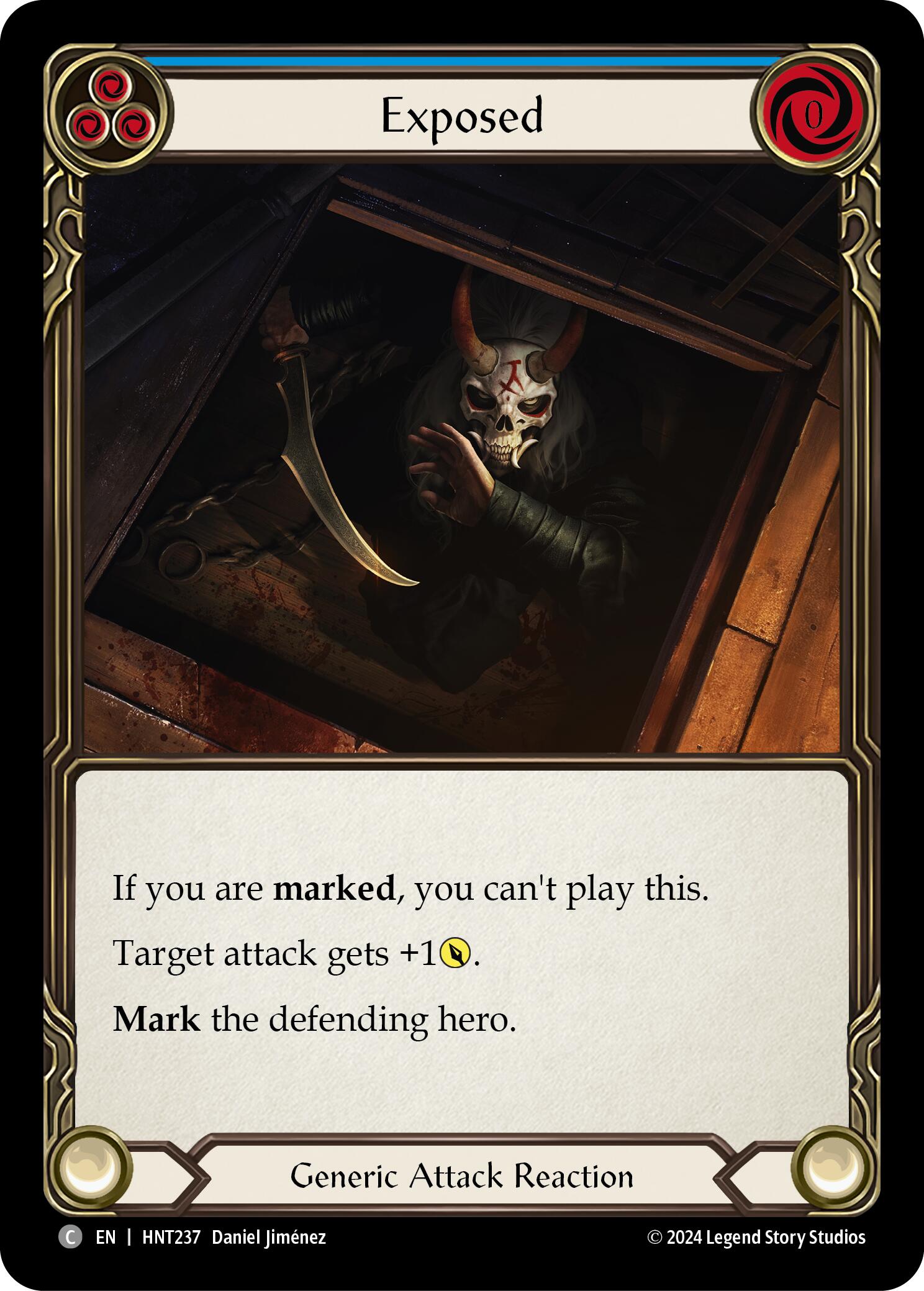 Exposed (Blue) [HNT237] (The Hunted) | Good Games Modbury