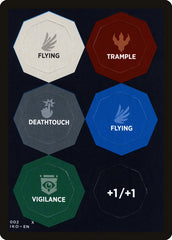 Punch Card Token (001 // 002) [Ikoria: Lair of Behemoths Tokens] | Good Games Modbury