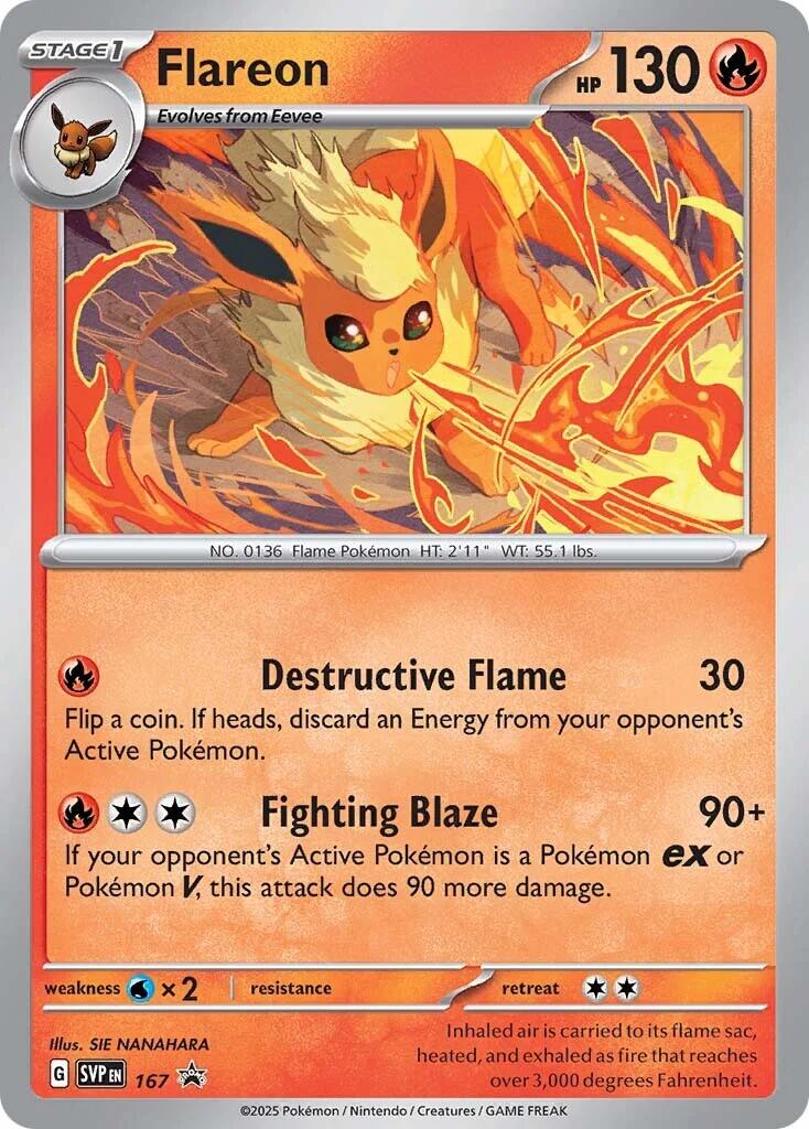 Flareon (SVP167) [Scarlet & Violet: Black Star Promos] | Good Games Modbury