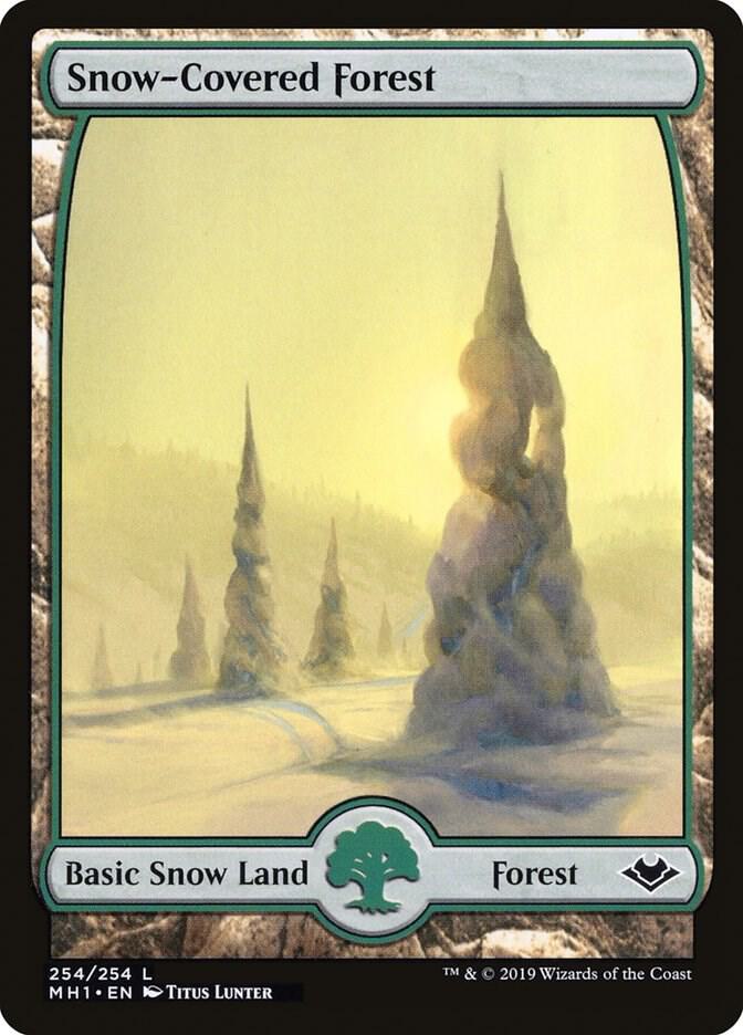 Snow-Covered Forest 254 (Modern Horizons)  | Good Games Modbury