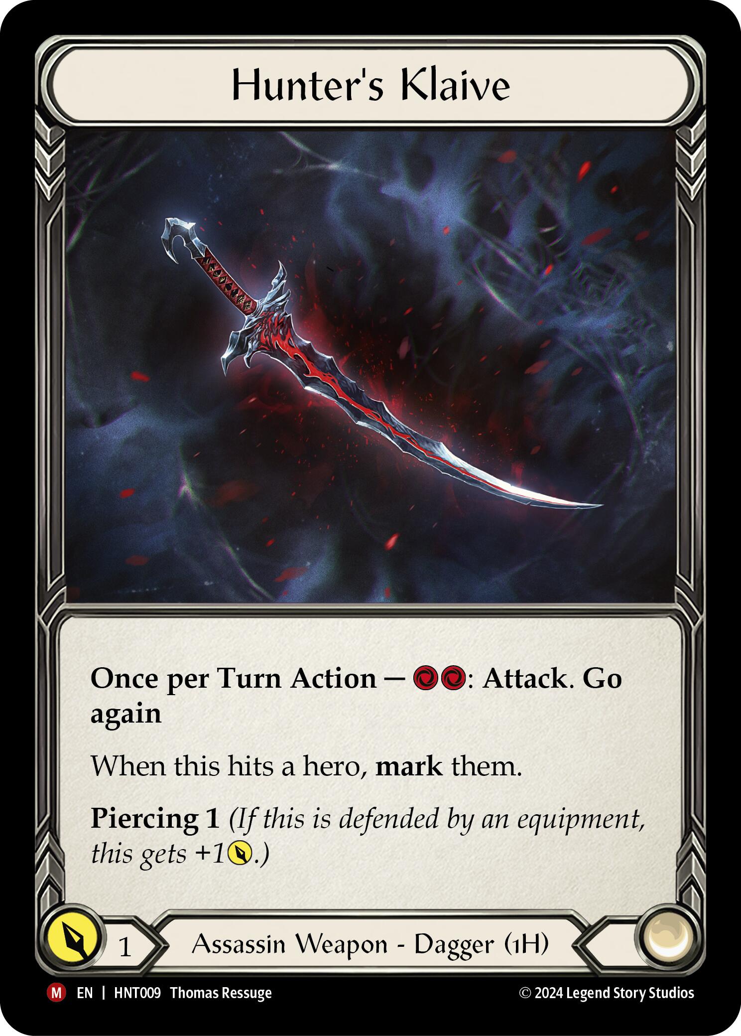 Hunter's Klaive [HNT009] (The Hunted) | Good Games Modbury