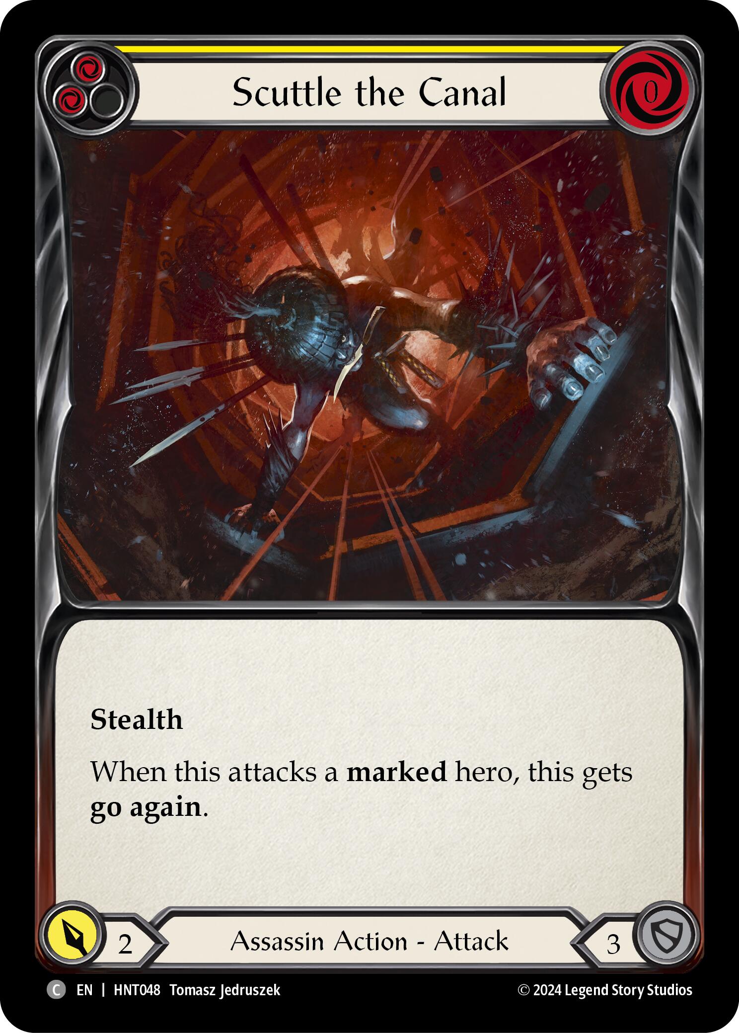 Scuttle the Canal (Yellow) [HNT048] (The Hunted) | Good Games Modbury