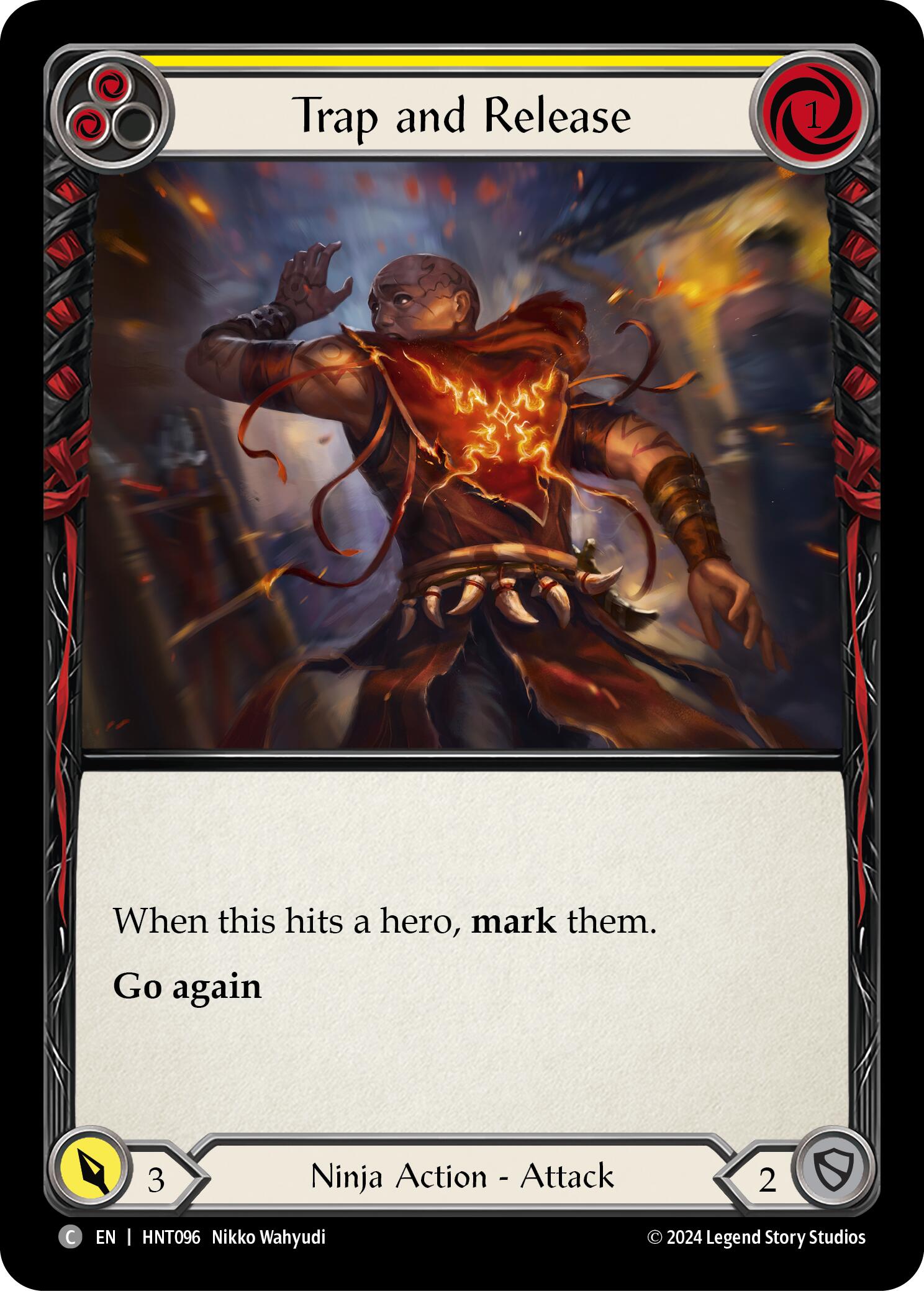 Trap and Release (Yellow) [HNT096] (The Hunted) | Good Games Modbury