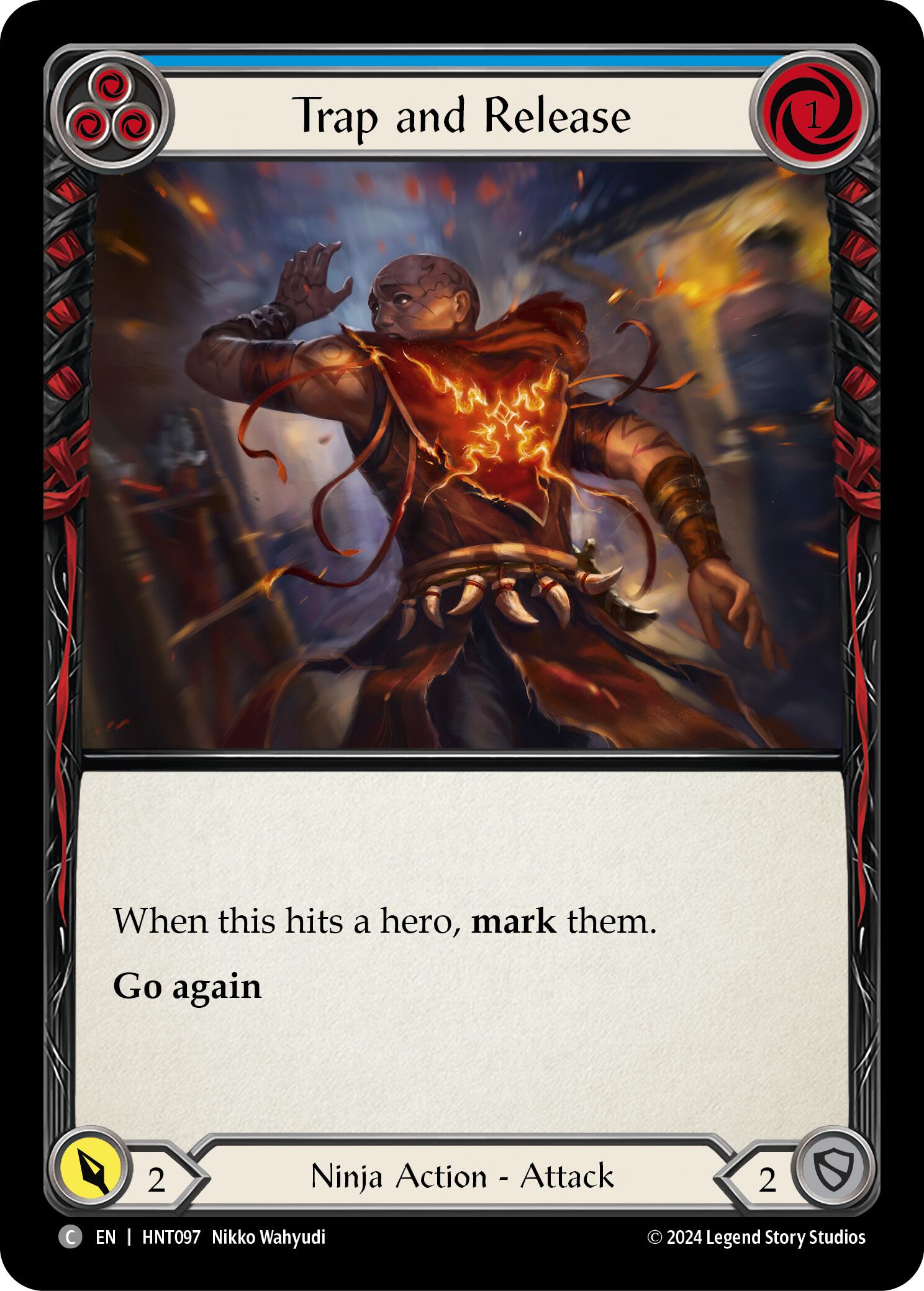 Trap and Release (Blue) [HNT097] (The Hunted) | Good Games Modbury