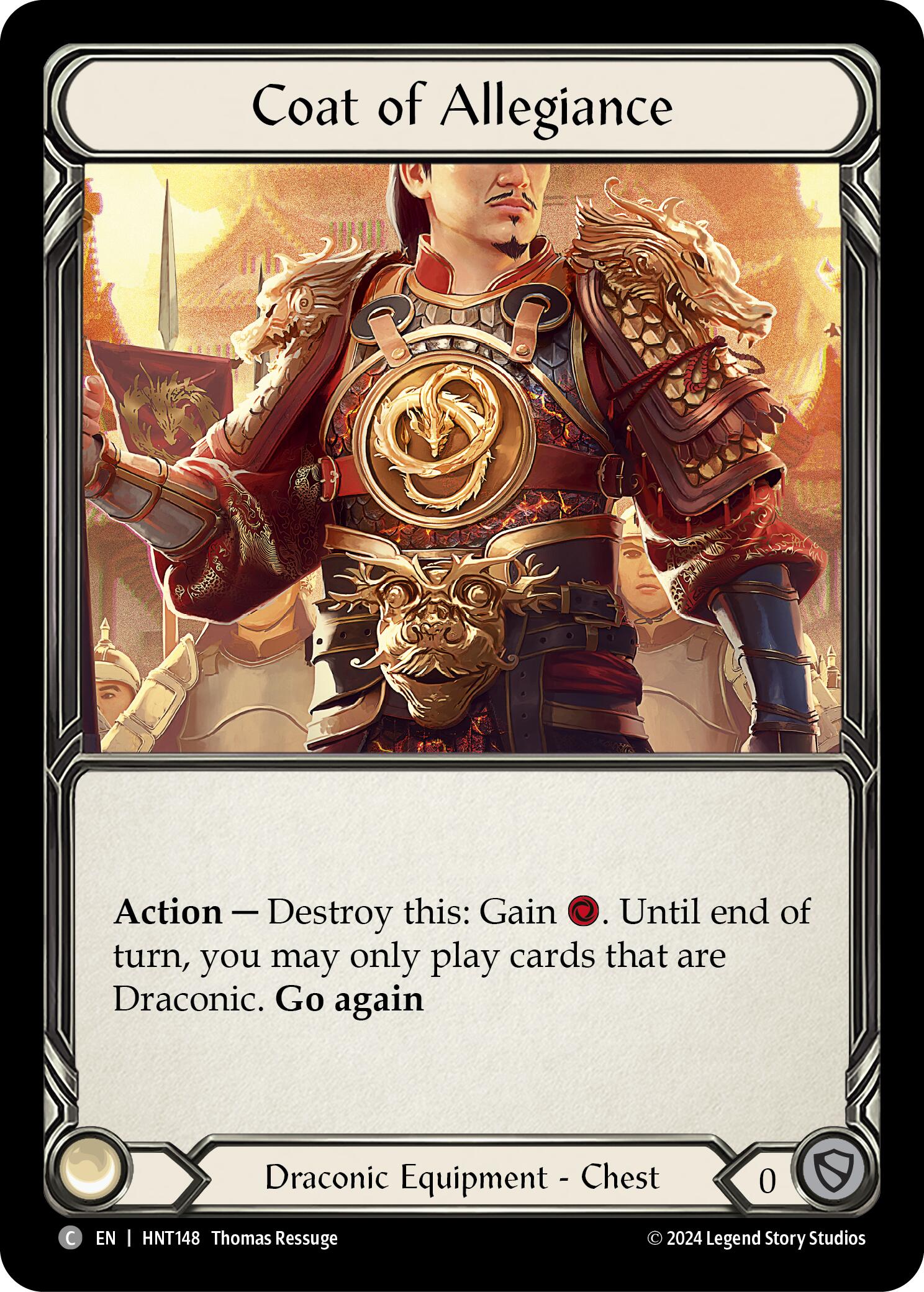 Coat of Allegiance [HNT148] (The Hunted) | Good Games Modbury