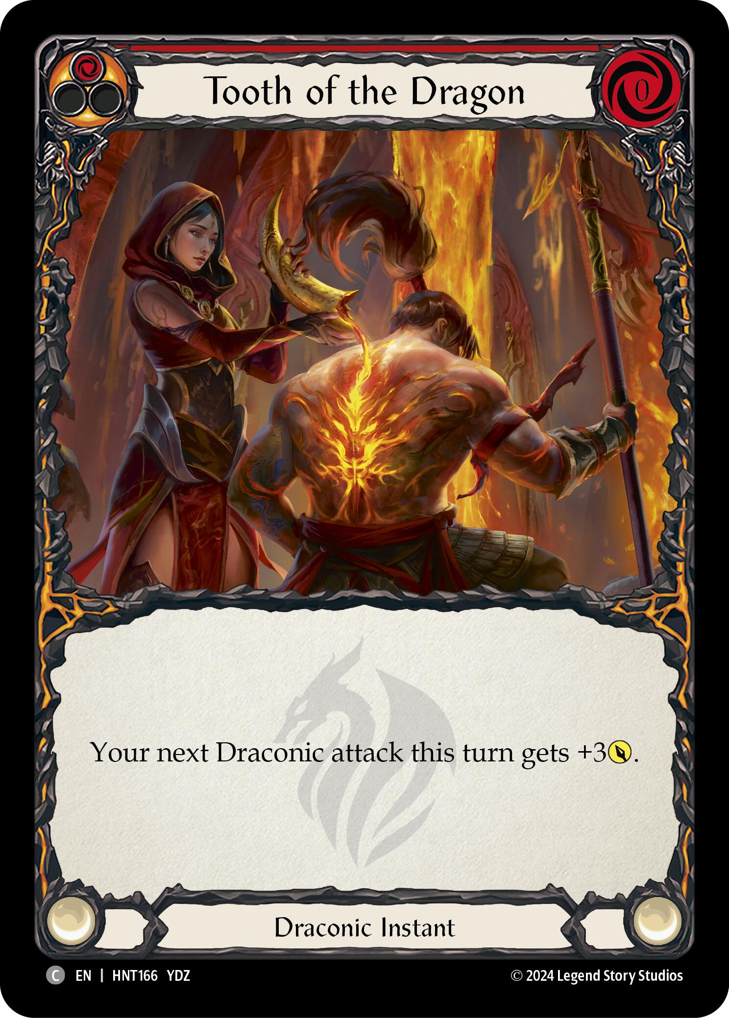 Tooth of the Dragon (Red) [HNT166] (The Hunted)  Rainbow Foil | Good Games Modbury