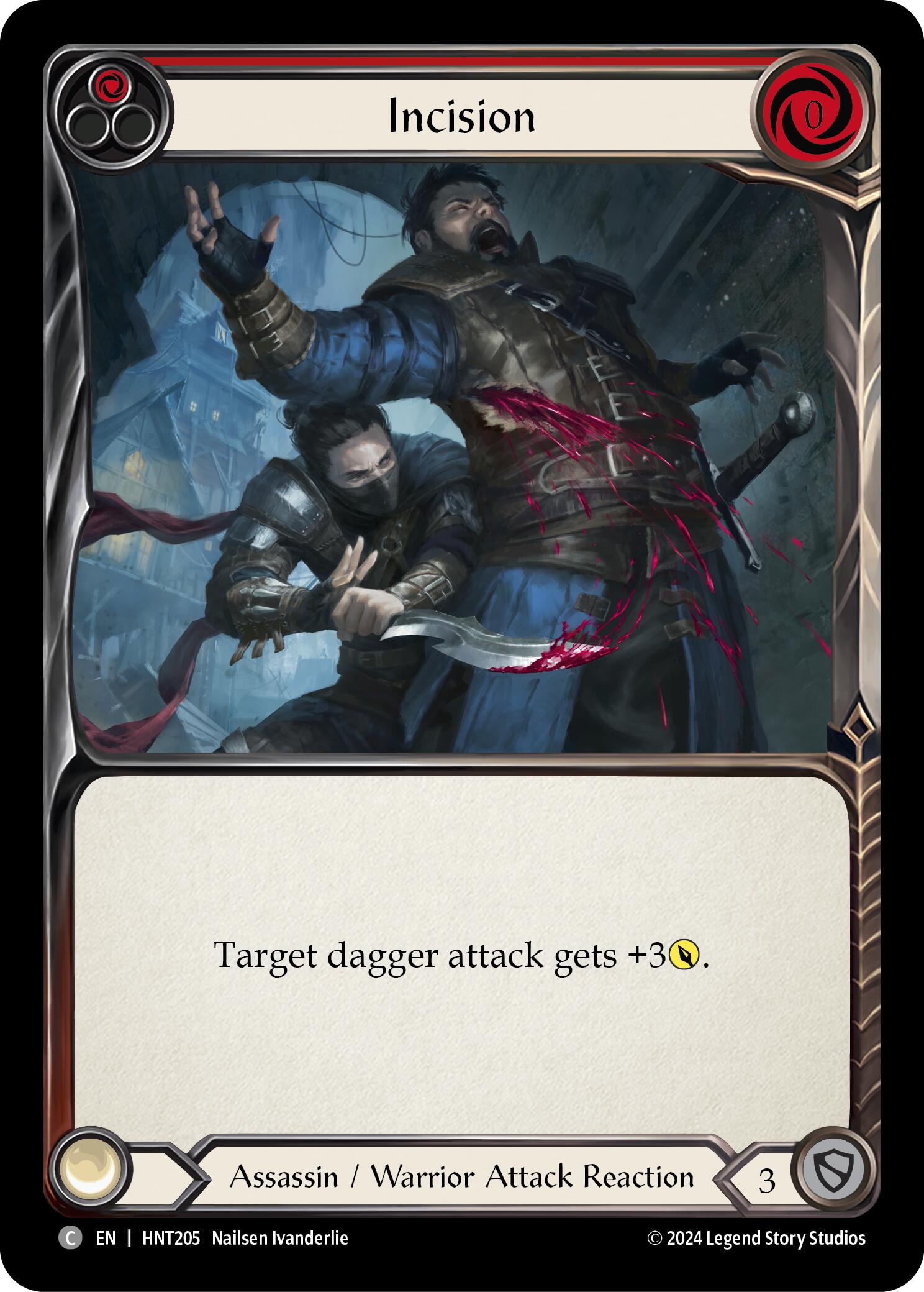 Incision (Red) [HNT205] (The Hunted)  Rainbow Foil | Good Games Modbury