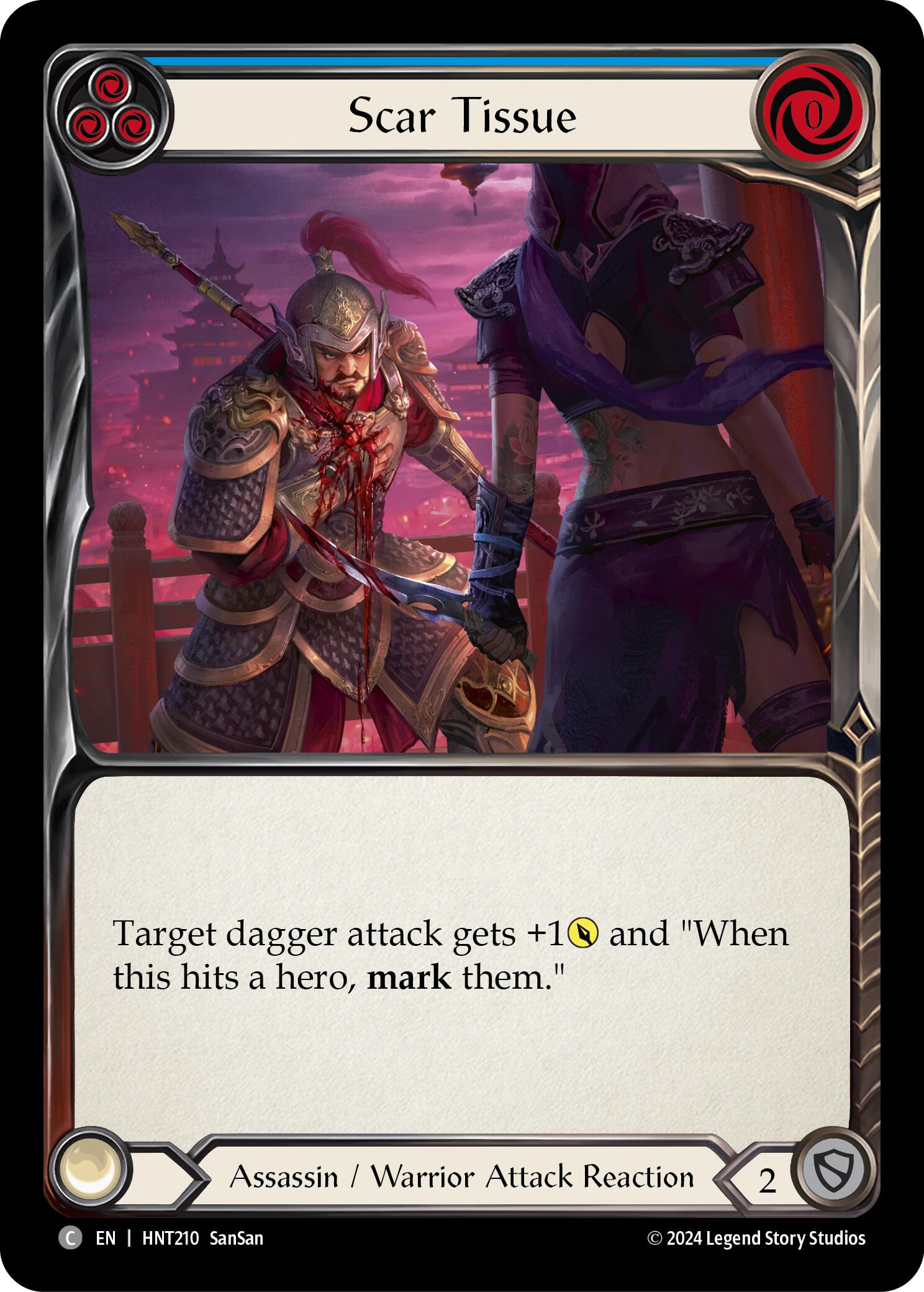 Scar Tissue (Blue) [HNT210] (The Hunted)  Rainbow Foil | Good Games Modbury