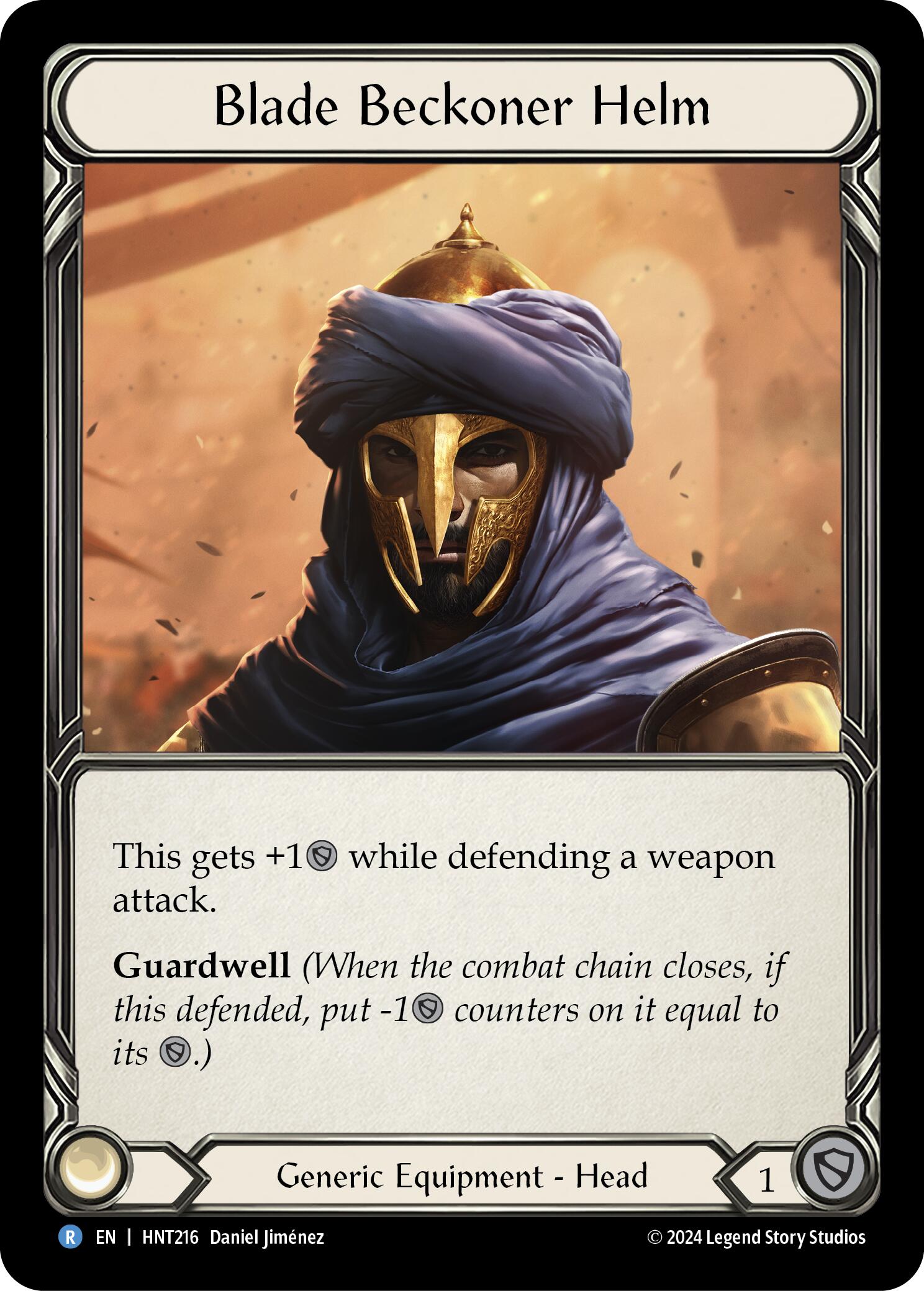 Blade Beckoner Helm [HNT216] (The Hunted)  Cold Foil | Good Games Modbury