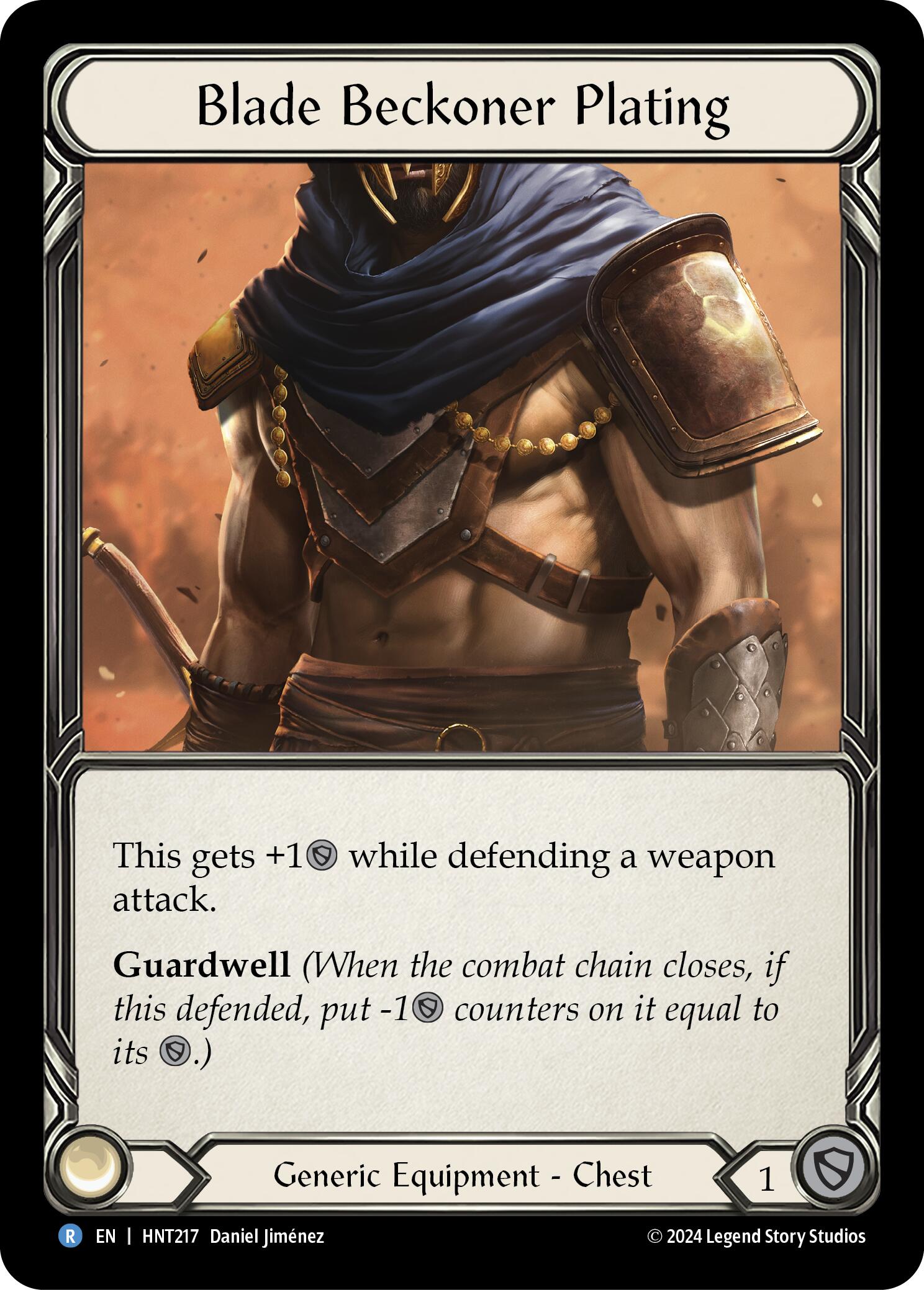 Blade Beckoner Plating [HNT217] (The Hunted)  Cold Foil | Good Games Modbury