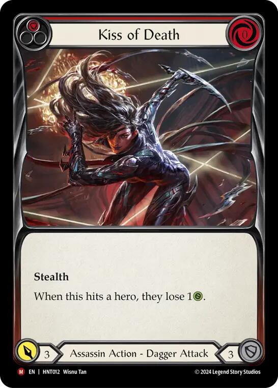 Kiss of Death [HNT012] (The Hunted)  Rainbow Foil | Good Games Modbury