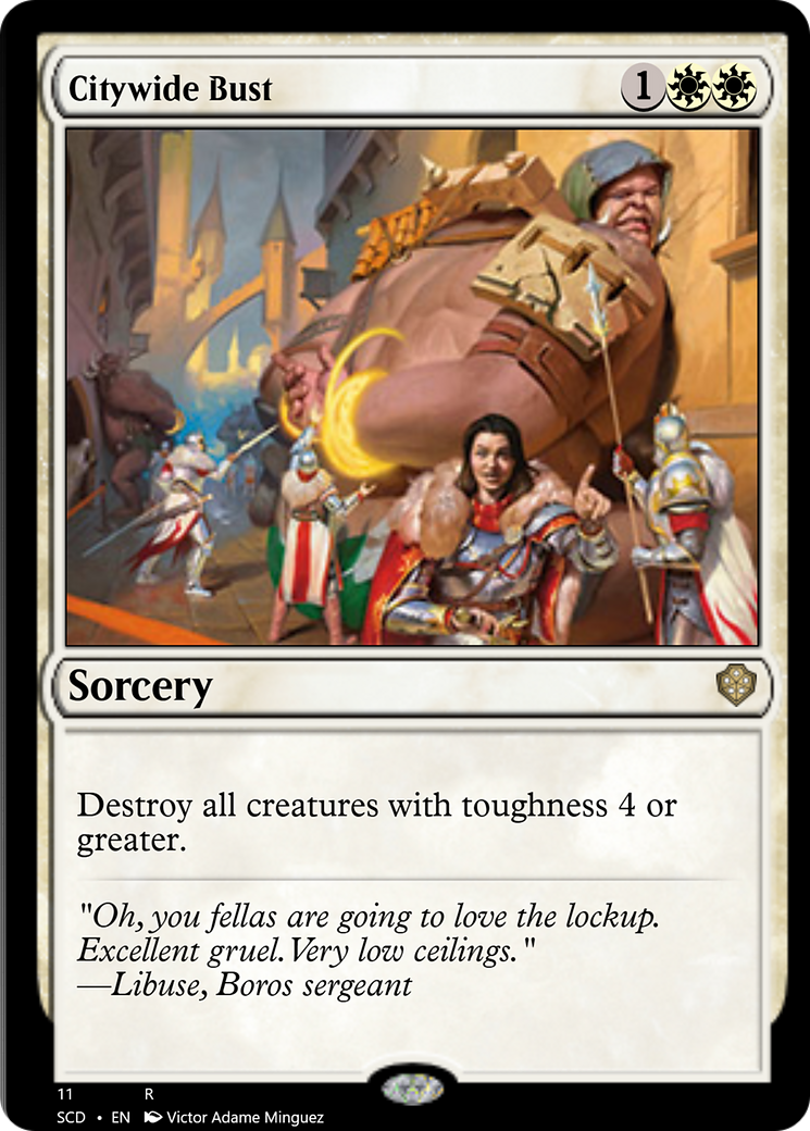 Citywide Bust [Starter Commander Decks] | Good Games Modbury