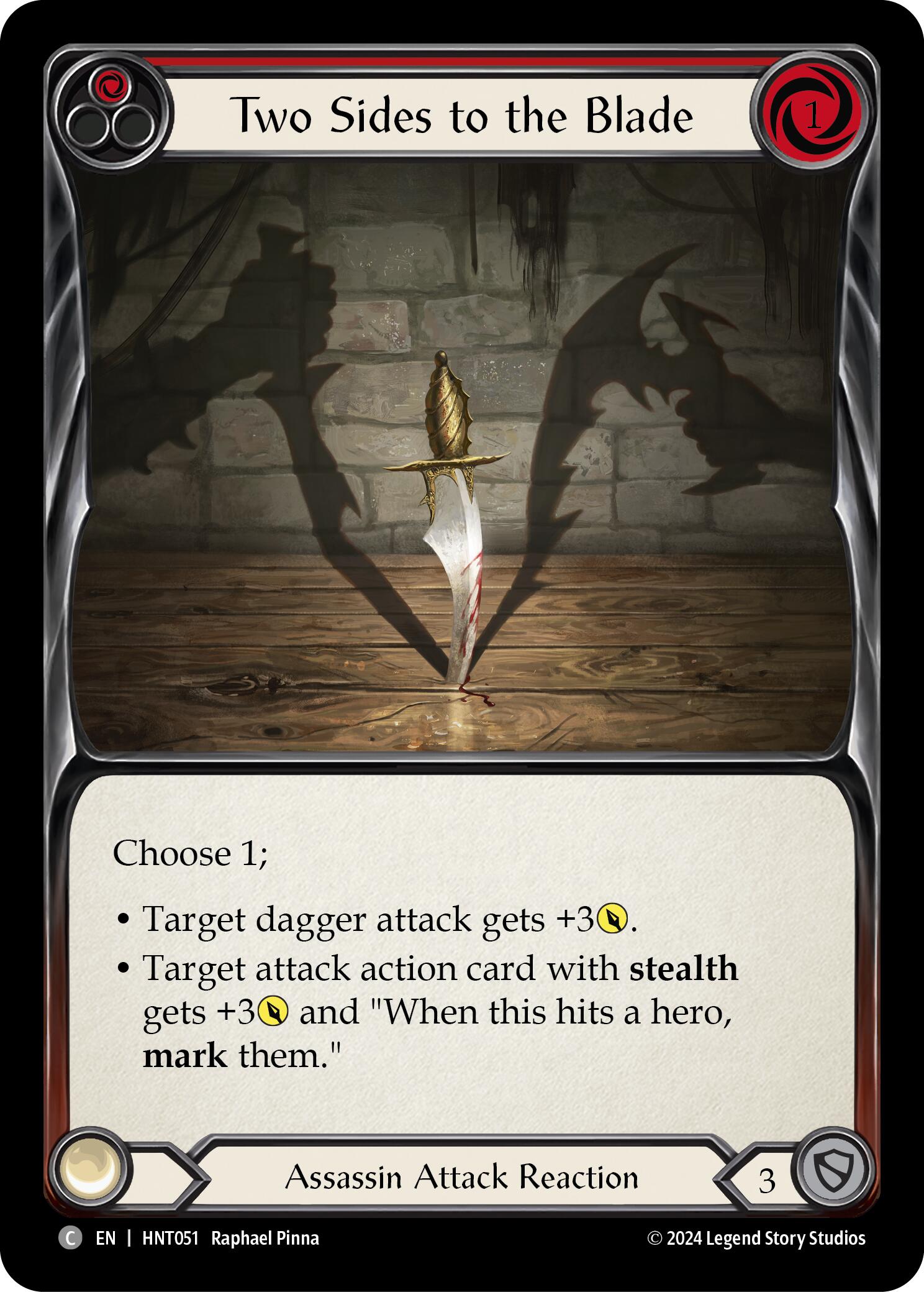 Two Sides to the Blade [HNT051] (The Hunted)  Rainbow Foil | Good Games Modbury