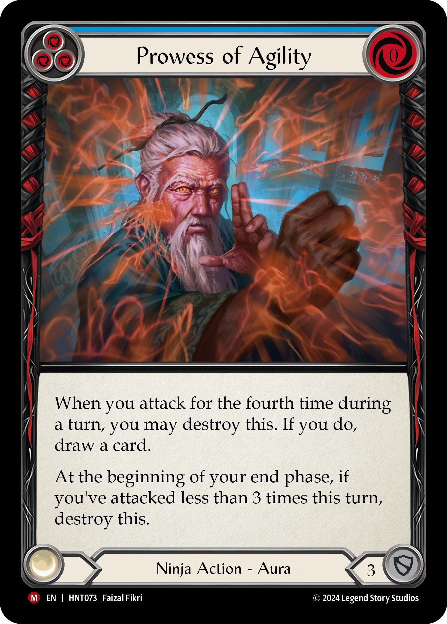 Prowess of Agility [HNT073] (The Hunted)  Rainbow Foil | Good Games Modbury