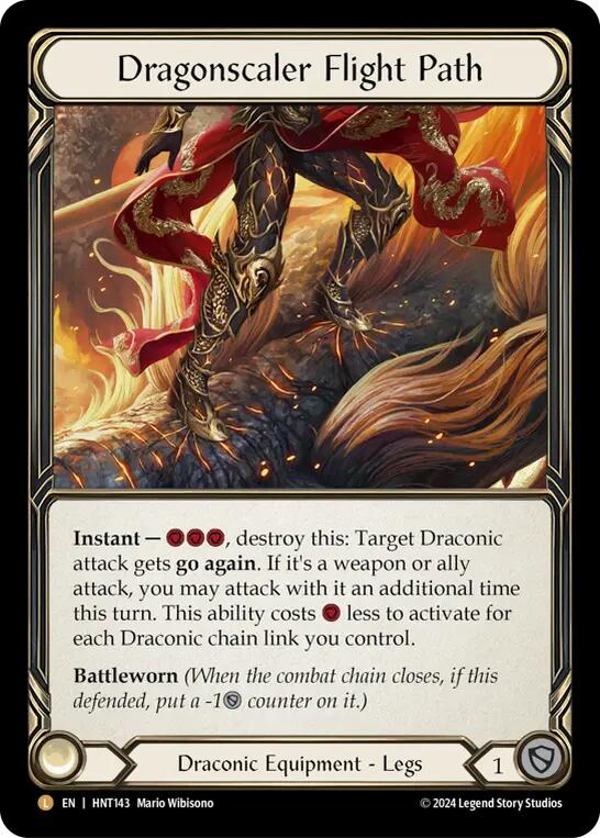 Dragonscaler Flight Path [HNT143] (The Hunted)  Rainbow Foil | Good Games Modbury