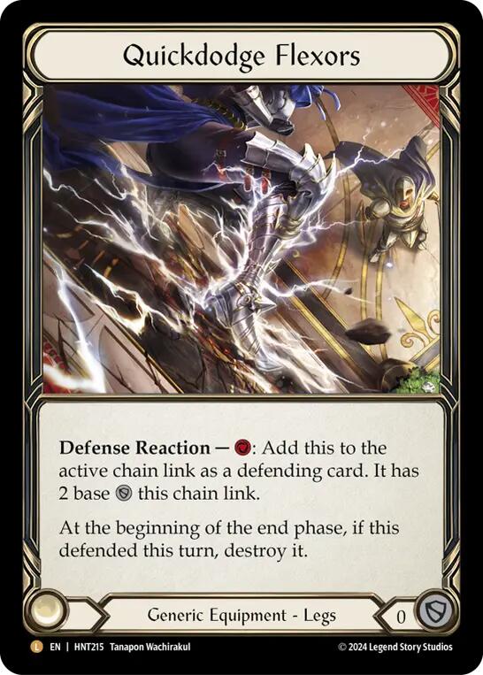 Quickdodge Flexors [HNT215] (The Hunted)  Cold Foil | Good Games Modbury