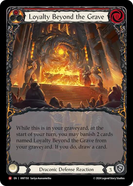 Loyalty Beyond the Grave (Extended Art) [HNT150] (The Hunted)  Rainbow Foil | Good Games Modbury