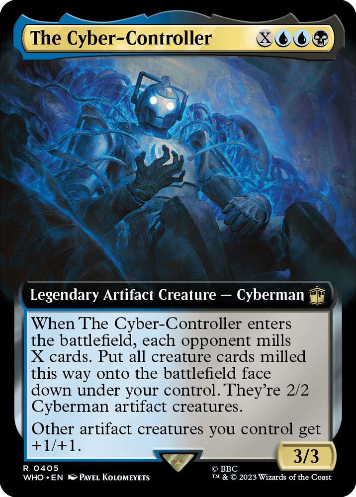 The Cyber-Controller 405/331 (Universes Beyond: Doctor Who)  - Extended Art Foil | Good Games Modbury