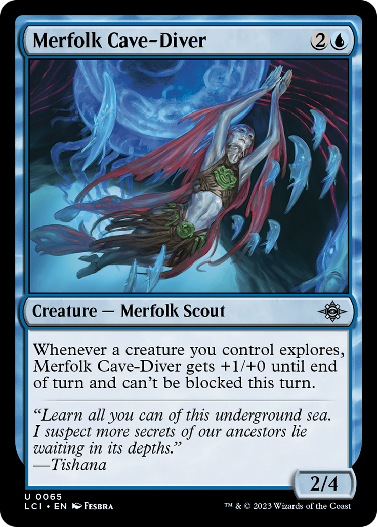 Merfolk Cave-Diver [The Lost Caverns of Ixalan] | Good Games Modbury