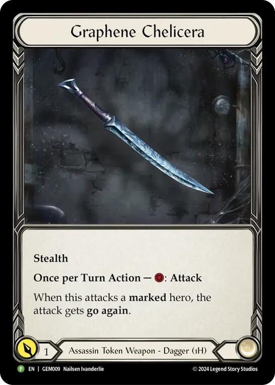 Graphene Chelicera [GEM009] (GEM Pack 1)  Cold Foil | Good Games Modbury