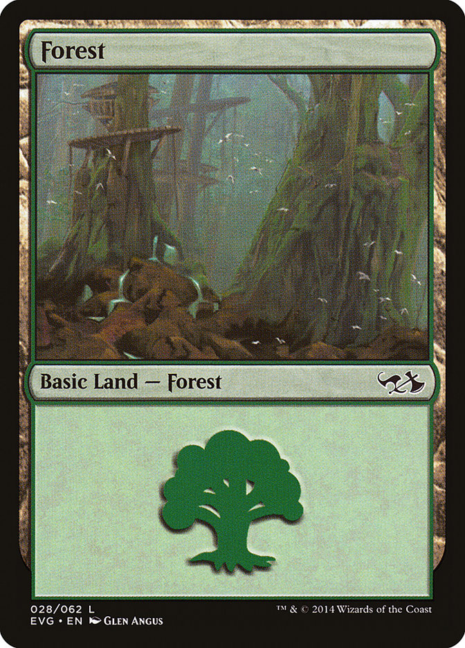 Forest (28) (Elves vs. Goblins) [Duel Decks Anthology] | Good Games Modbury