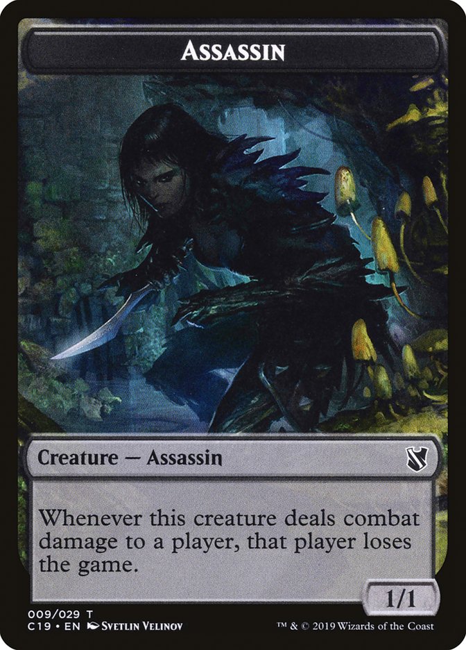 Assassin Token [Commander 2019 Tokens] | Good Games Modbury