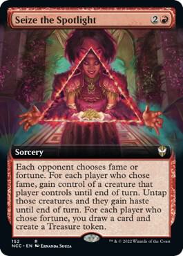 Seize the Spotlight Extended Art 152 (Commander: Streets of New Capenna)  | Good Games Modbury