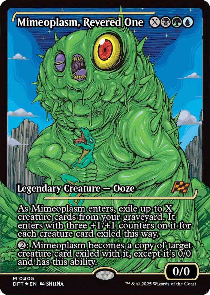 Mimeoplasm, Revered One (Showcase) (Japanese) [Aetherdrift] | Good Games Modbury