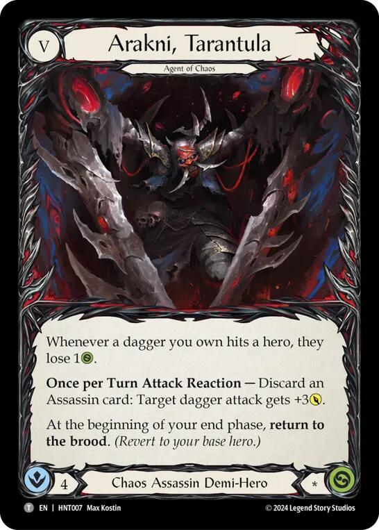 Arakni, Tarantula // Arakni, Trap-Door [HNT007//HNT008] (The Hunted) | Good Games Modbury