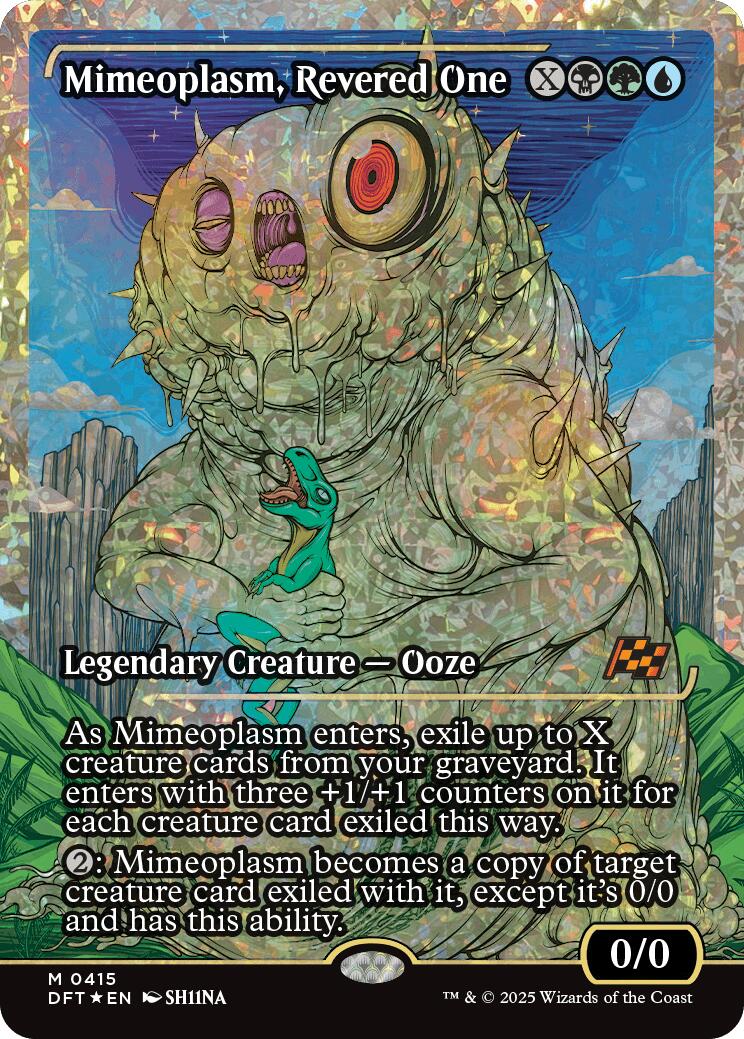 Mimeoplasm, Revered One (Showcase Fracture Foil) (Japanese) [Aetherdrift] | Good Games Modbury