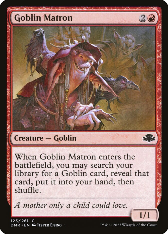 Goblin Matron 123/261 (Dominaria Remastered)  | Good Games Modbury