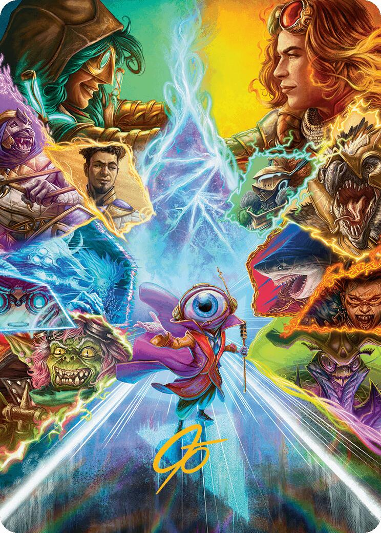 Start Your Engines! Art Card (Gold-Stamped Signature) [Aetherdrift Art Series] | Good Games Modbury