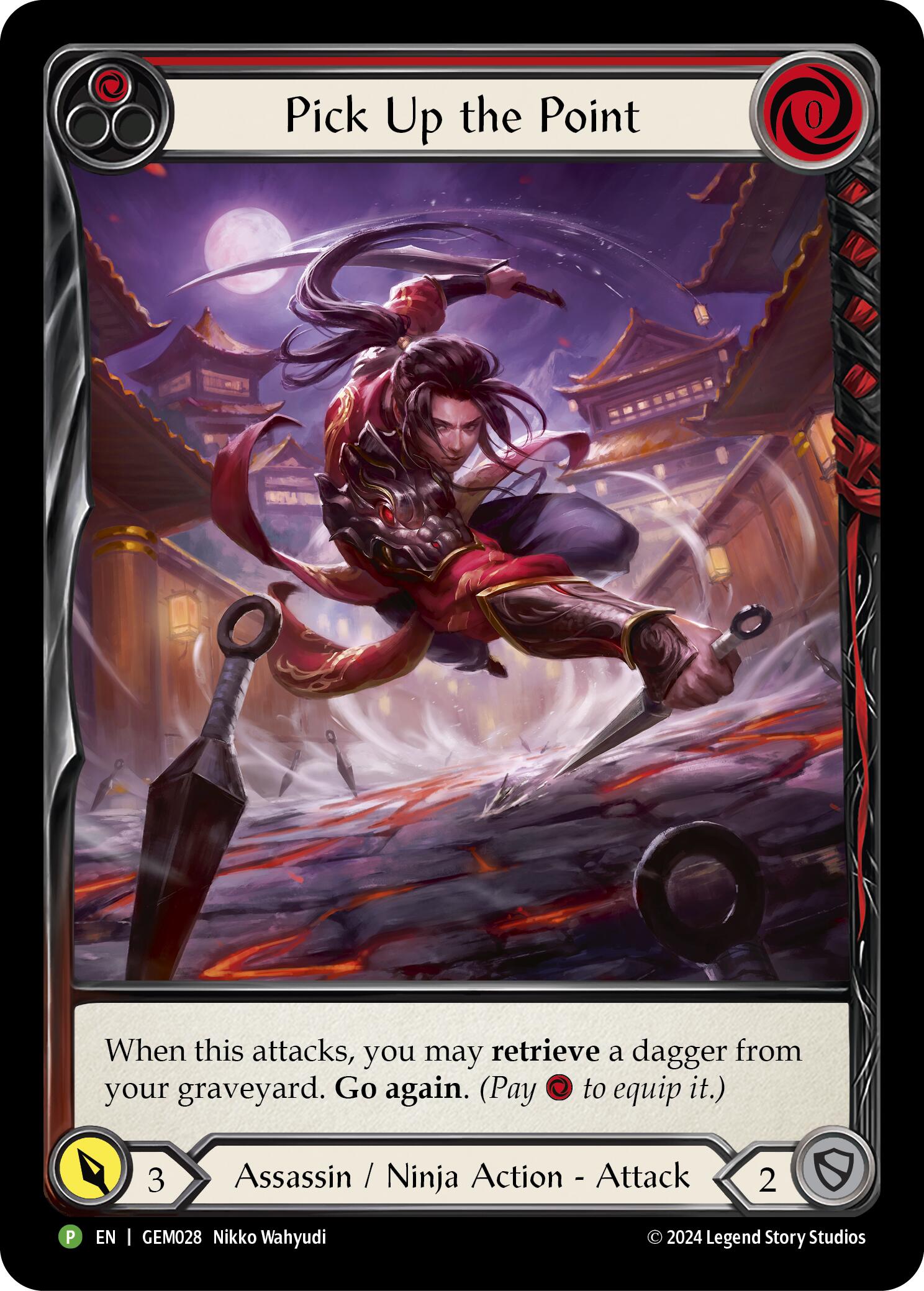 Pick Up the Point (Red) [GEM028] (GEM Pack 1)  Rainbow Foil | Good Games Modbury