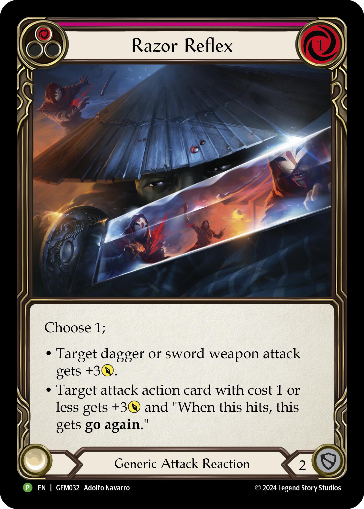 Razor Reflex (Red) [GEM032] (GEM Pack 1)  Rainbow Foil | Good Games Modbury