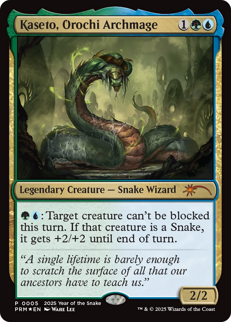 Kaseto, Orochi Archmage (Year of the Snake 2025) [Standard Showdown Promos] | Good Games Modbury