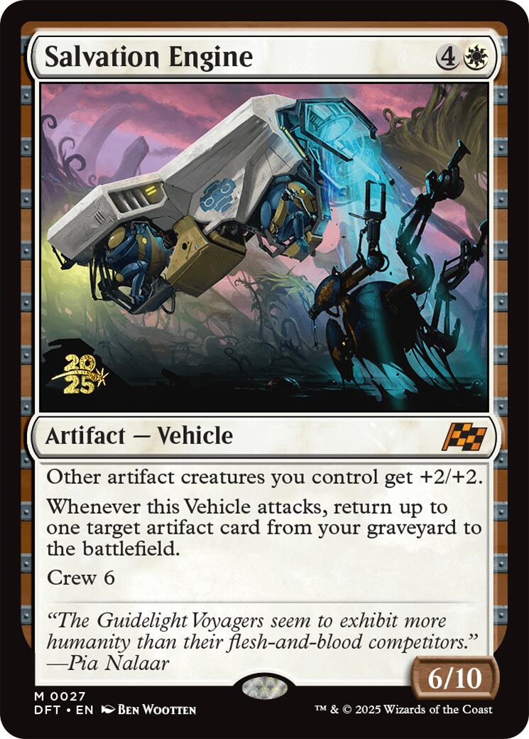 Salvation Engine [Aetherdrift Prerelease Promos] | Good Games Modbury