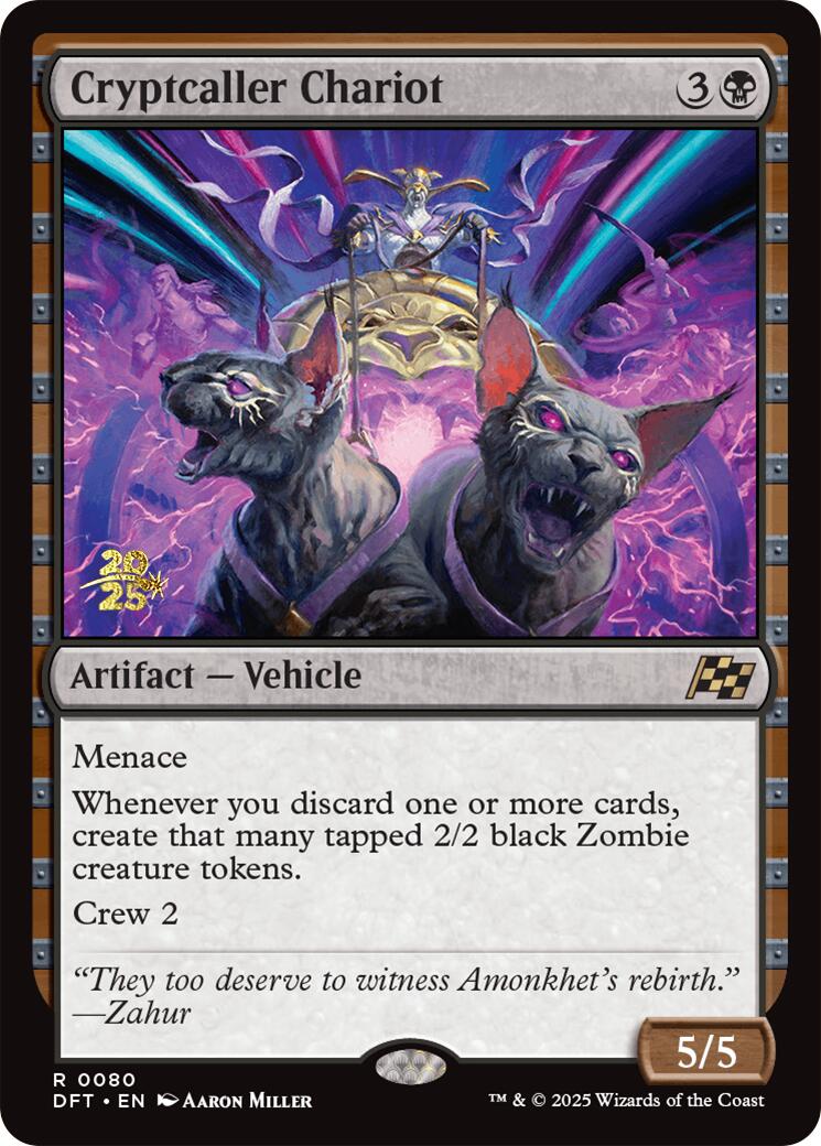 Cryptcaller Chariot [Aetherdrift Prerelease Promos] | Good Games Modbury