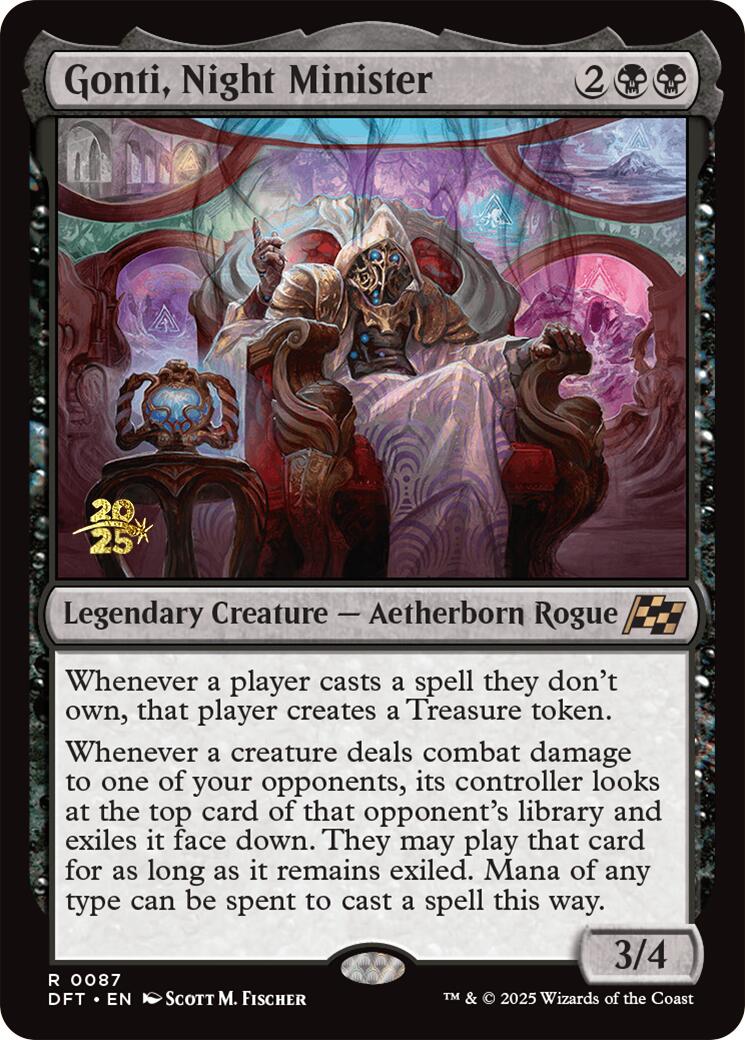 Gonti, Night Minister [Aetherdrift Prerelease Promos] | Good Games Modbury